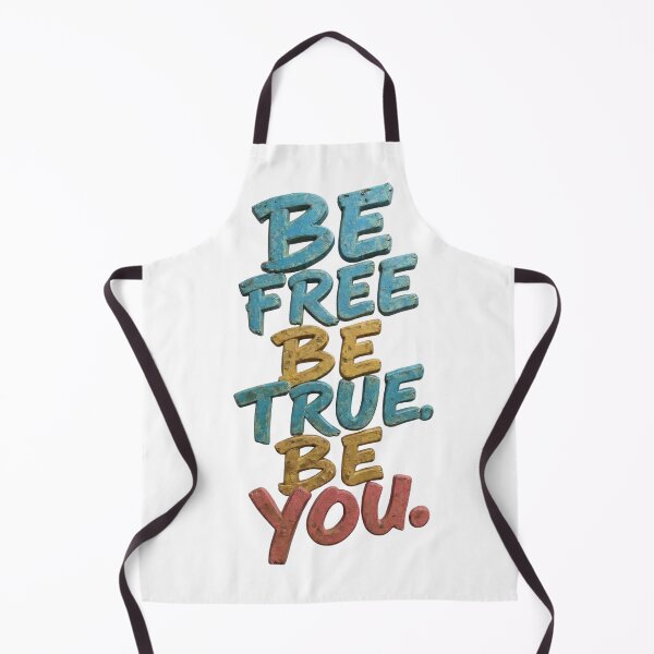Item preview, 3D Vintage Stone Carved Inspirational Quote BE FREE BE TRUE BE YOU Text Design with Distressed Blue Pink Tan Lettering on Clean White Background designed and sold by Thaweesap789.