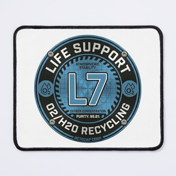 Item preview, Octozap Life Support Level L7 System Decal designed and sold by octozap.