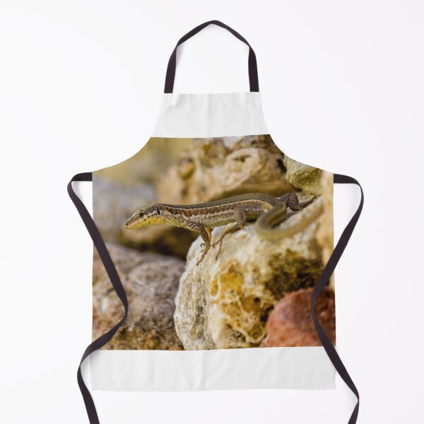 Item preview, Brown Lizard Basking on Sunlit Rocks in Natural Rocky Habitat Close-Up designed and sold by Nmallia.