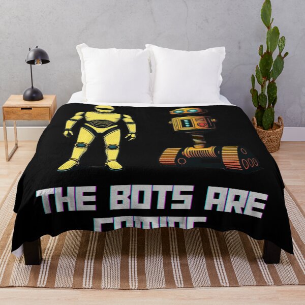 Item preview, Humanoid Robot The Bots Are Coming AI Sci Fi Futuristic Android AI Tech Graphic Tee designed and sold by TEEJAMBOREE.