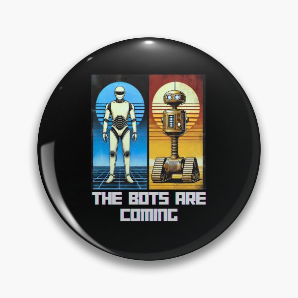 Item preview, Humanoid Robot The Bots Are Coming AI Sci Fi Futuristic Android AI Tech Graphic Tee designed and sold by TEEJAMBOREE.