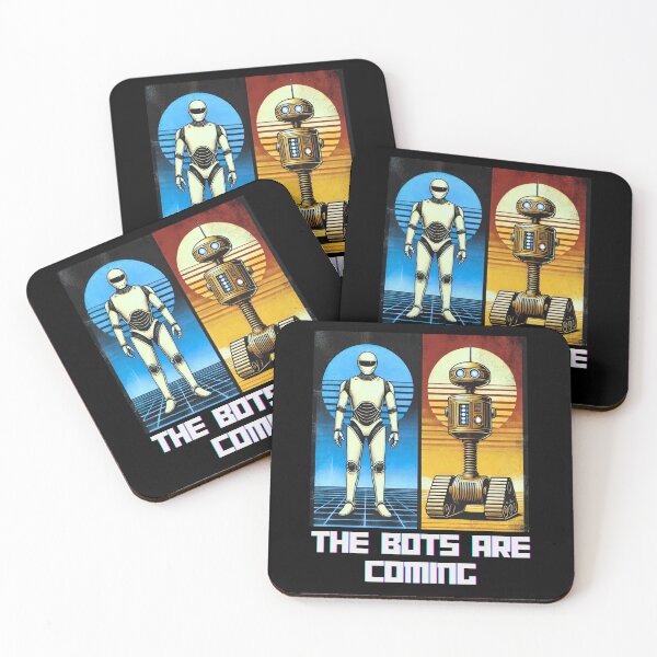 Item preview, Humanoid Robot The Bots Are Coming AI Sci Fi Futuristic Android AI Tech Graphic Tee designed and sold by TEEJAMBOREE.