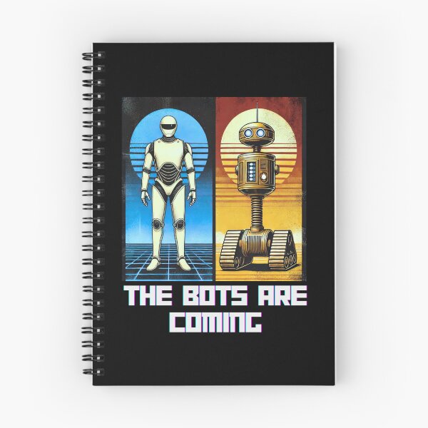 Item preview, Humanoid Robot The Bots Are Coming AI Sci Fi Futuristic Android AI Tech Graphic Tee designed and sold by TEEJAMBOREE.