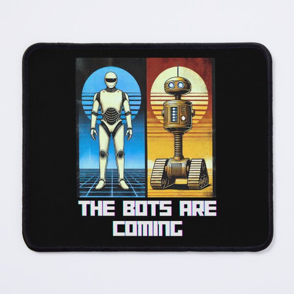 Item preview, Humanoid Robot The Bots Are Coming AI Sci Fi Futuristic Android AI Tech Graphic Tee designed and sold by TEEJAMBOREE.