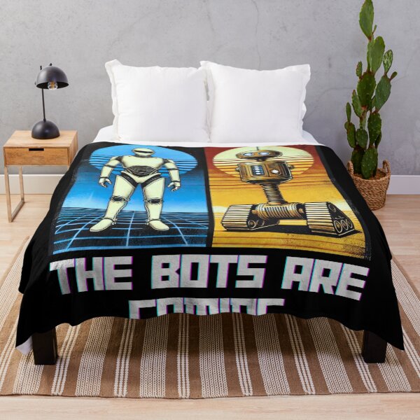 Item preview, Humanoid Robot The Bots Are Coming AI Sci Fi Futuristic Android AI Tech Graphic Tee designed and sold by TEEJAMBOREE.