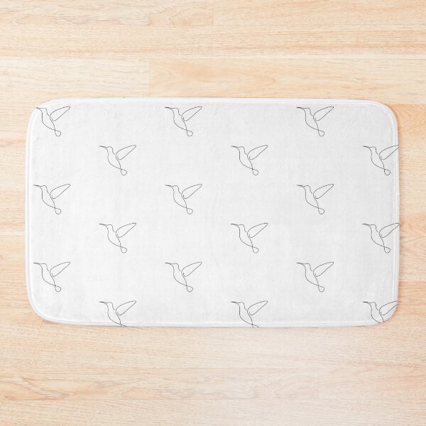 Item preview, Hummingbird Gift - Minimalist Black Line Bird Illustration for Nature Lovers designed and sold by Zamian86.