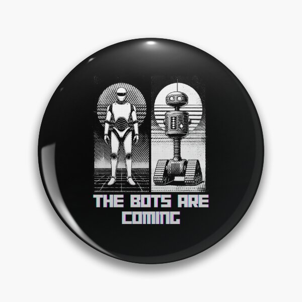 Item preview, Humanoid Robot The Bots Are Coming AI Sci Fi Futuristic Android AI Tech Graphic Tee designed and sold by TEEJAMBOREE.