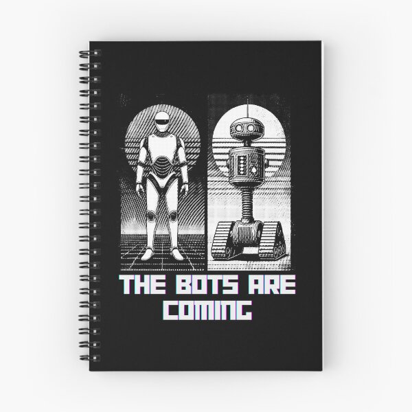 Item preview, Humanoid Robot The Bots Are Coming AI Sci Fi Futuristic Android AI Tech Graphic Tee designed and sold by TEEJAMBOREE.
