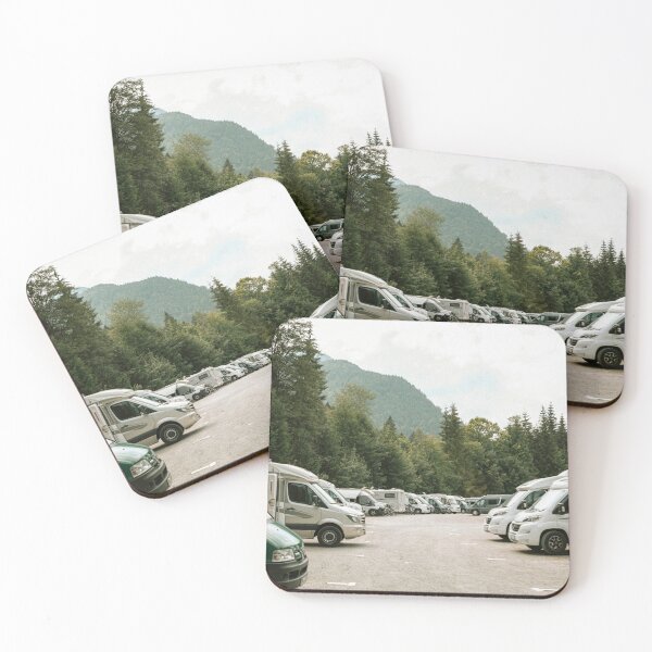 Item preview, Camping at Lake Walchensee designed and sold by LUNALABANDROOMS.