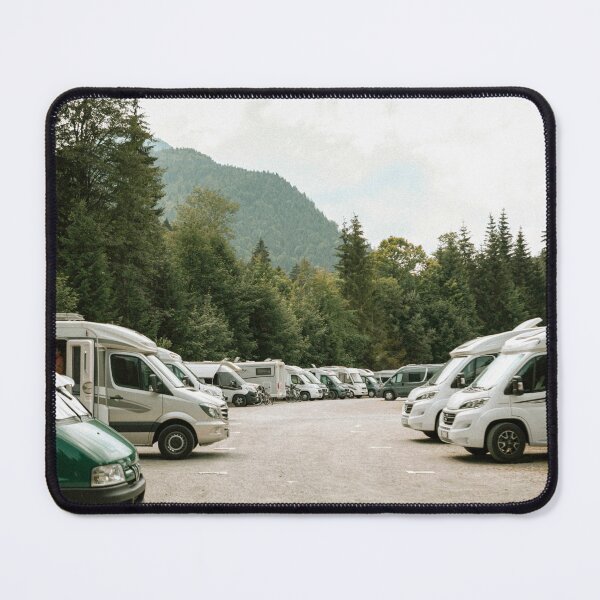 Item preview, Camping at Lake Walchensee designed and sold by LUNALABANDROOMS.