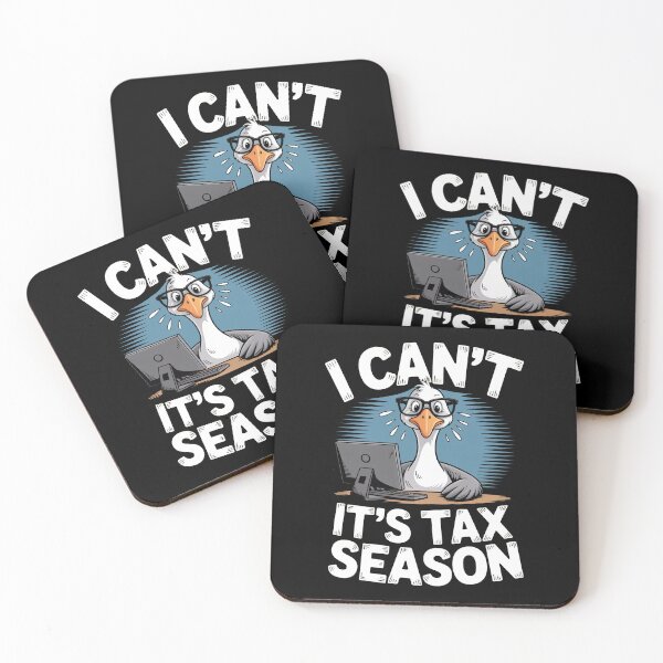 Item preview, I Can't It's Tax Season Stressed Accountant Tax Season Humor designed and sold by Say It With Ink.