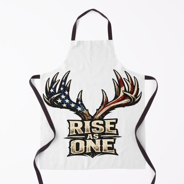 Item preview, Patriotic Deer Antlers American Flag Rise As One Unity designed and sold by DraftAndDoneArt.