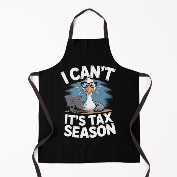 Item preview, I Can't It's Tax Season Stressed Accountant Tax Season Humor designed and sold by Say It With Ink.