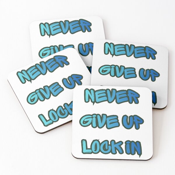 Item preview, Never Give Up Motivational T-Shirt | Positive Mindset & Inspirational Quote designed and sold by MedCanvas.