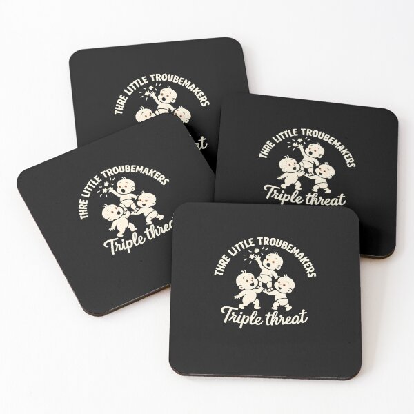 Item preview, Three Little Troublemakers Triple Threat designed and sold by SiarheiYur.
