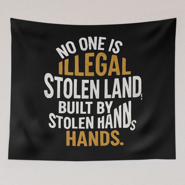 Item preview, Illegal Stolen Land Statement designed and sold by SiarheiYur.