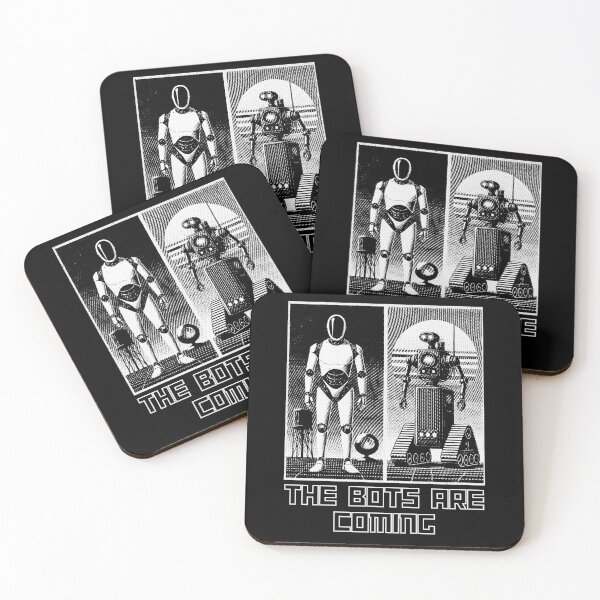 Item preview, Humanoid Robot The Bots Are Coming AI Sci Fi Futuristic Android AI Tech Graphic Tee designed and sold by TEEJAMBOREE.