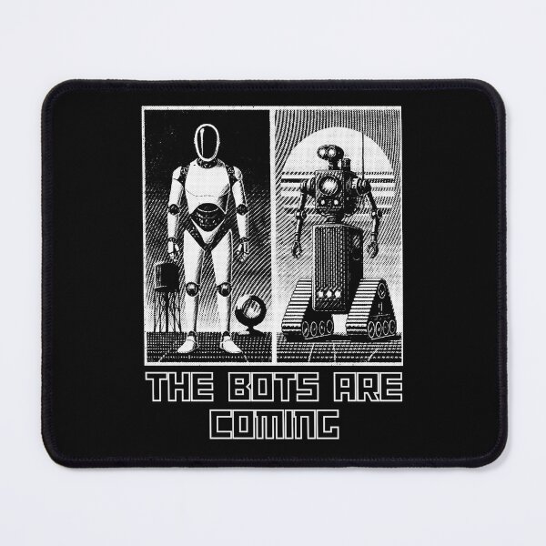 Item preview, Humanoid Robot The Bots Are Coming AI Sci Fi Futuristic Android AI Tech Graphic Tee designed and sold by TEEJAMBOREE.