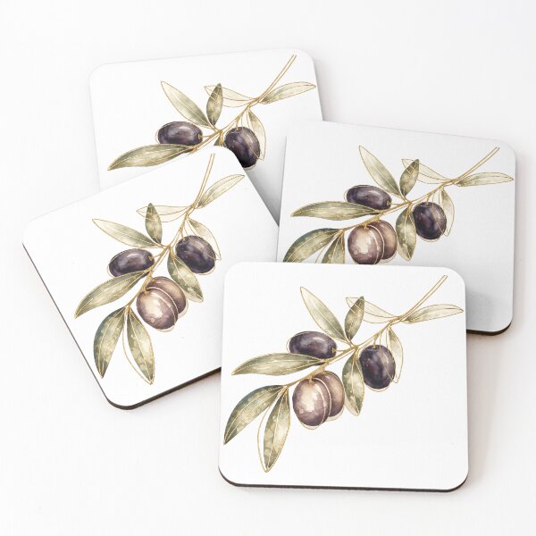 Item preview, Watercolor Olive Branch Botanical Illustration designed and sold by Rutvain.