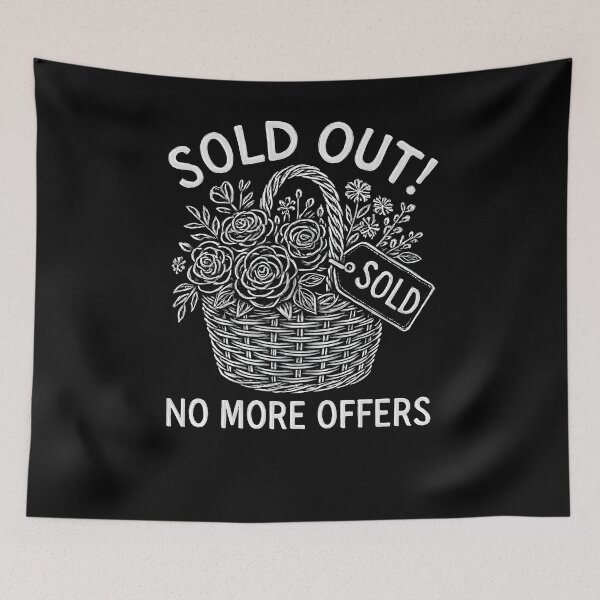 Item preview, Sold Out No More Offers Floral Basket designed and sold by SiarheiYur.