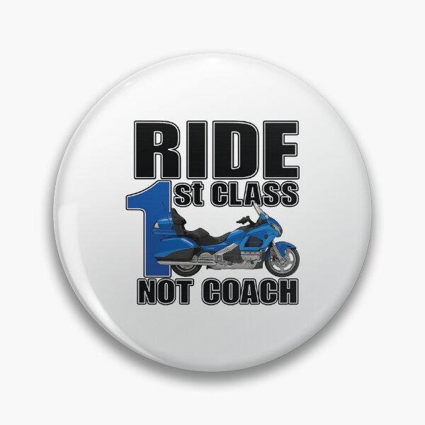 Item preview, Blue Goldwing GL1800 Inspired Touring Motorcycle T-Shirt – Premium Three-Wheel Cruiser Graphic for Long-Distance Riders designed and sold by ColorRebel.