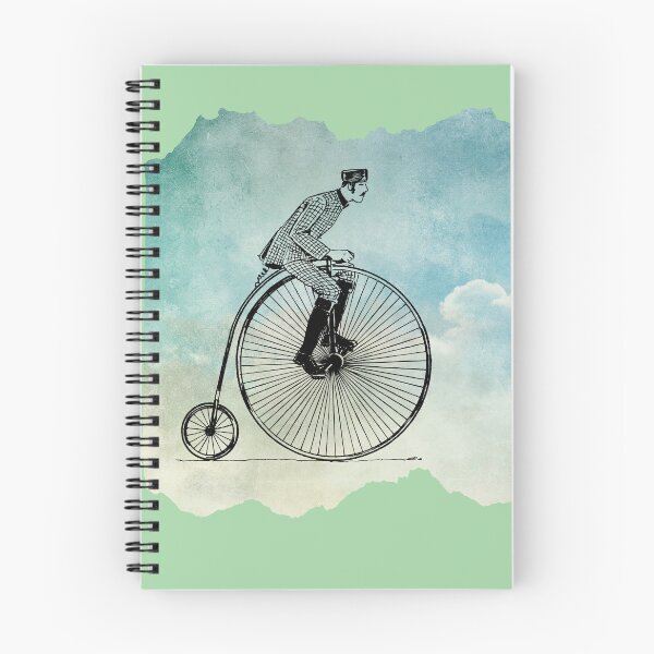 Item preview, Vintage Penny Farthing Cyclist Illustration designed and sold by area248.