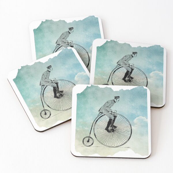 Item preview, Vintage Penny Farthing Cyclist Illustration designed and sold by area248.