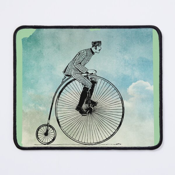 Item preview, Vintage Penny Farthing Cyclist Illustration designed and sold by area248.