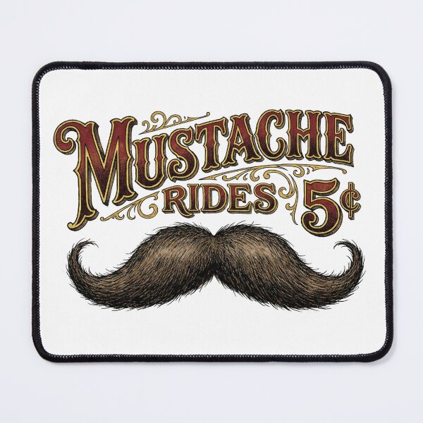 Item preview, Mustache Rides 5¢ • The Five-Cent Tickler designed and sold by graficsfx.