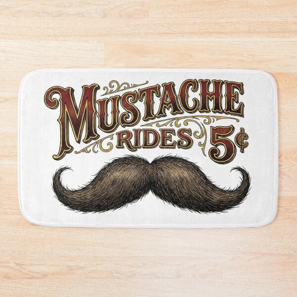 Item preview, Mustache Rides 5¢ • The Five-Cent Tickler designed and sold by graficsfx.