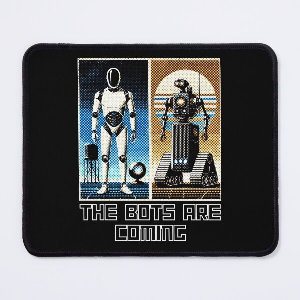 Item preview, Humanoid Robot The Bots Are Coming AI Sci Fi Futuristic Android AI Tech Graphic Tee designed and sold by TEEJAMBOREE.