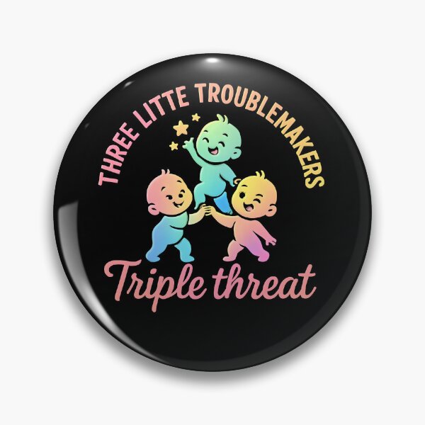 Item preview, Pastel Triple Threat Troublemakers designed and sold by SiarheiYur.