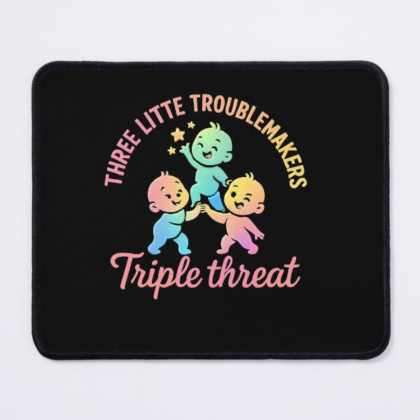 Item preview, Pastel Triple Threat Troublemakers designed and sold by SiarheiYur.