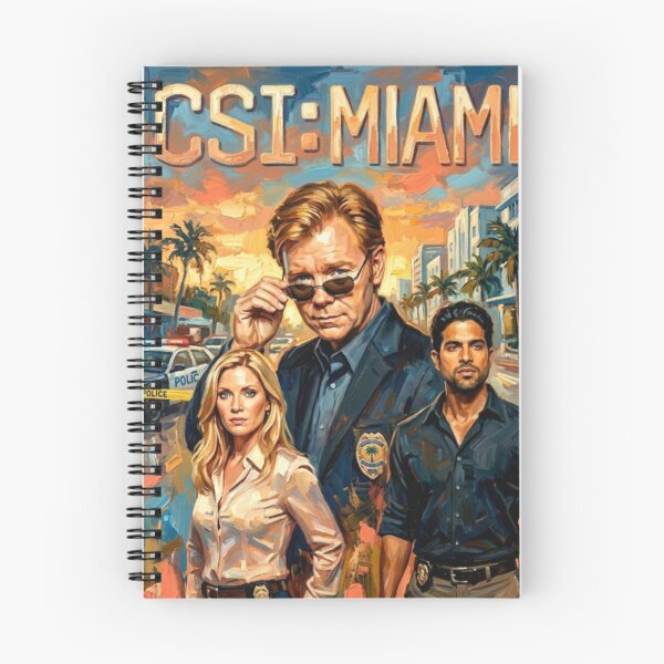 Item preview, CSI: Miami – Sunset Justice designed and sold by Art's Diner.