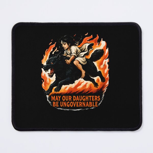 Item preview, Ungovernable Daughter Fire Wolf designed and sold by SiarheiYur.