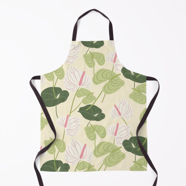 Item preview, Seamless background image with green and red anthurium flower pattern designed and sold by Aikesout.