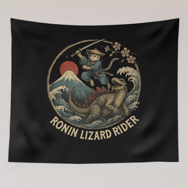 Item preview, Ronin Lizard Rider Samurai Dinosaur designed and sold by SiarheiYur.