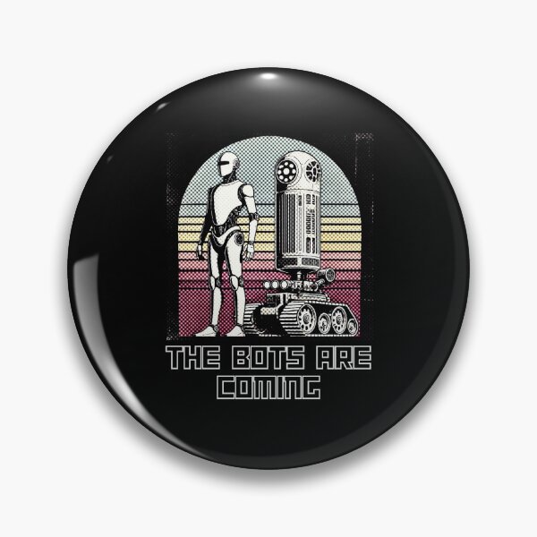 Item preview, Humanoid Robot The Bots Are Coming AI Sci Fi Futuristic Android AI Tech Graphic Tee designed and sold by TEEJAMBOREE.