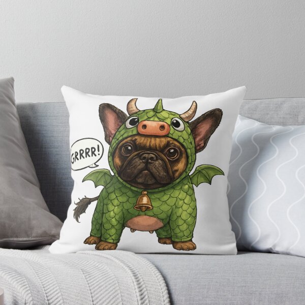 Item preview, French Bulldog Dragon Cute Fire-Breathing Frenchie designed and sold by shallia.