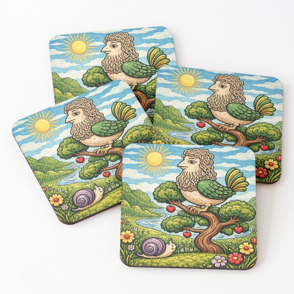 Item preview, Strange Bird and Snail Scene designed and sold by urvanto.