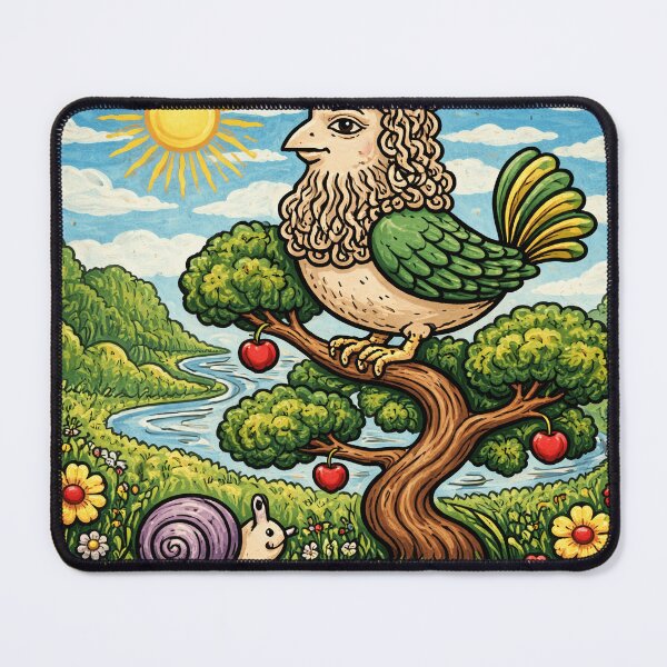 Item preview, Strange Bird and Snail Scene designed and sold by urvanto.