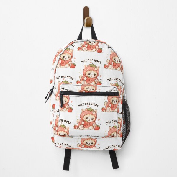 Item preview, Just One More Strawberry Cat | Cute Kawaii Aesthetic | Funny Sweet Mood Design designed and sold by The Mood Index.