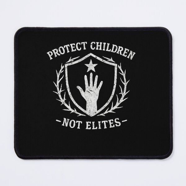 Item preview, Protect Children Not Elites Shield designed and sold by SiarheiYur.