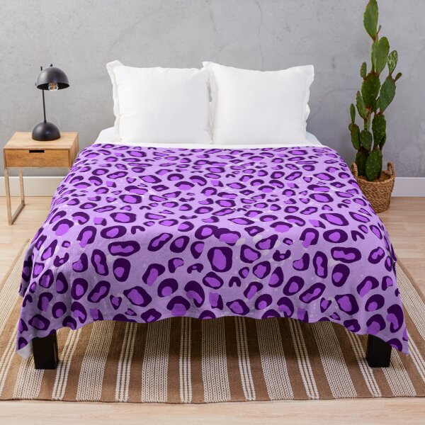 Item preview, Purple Leopard print patterned designed and sold by findlost.