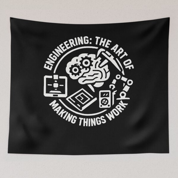 Item preview, Engineering The Art of Making Things Work designed and sold by SiarheiYur.