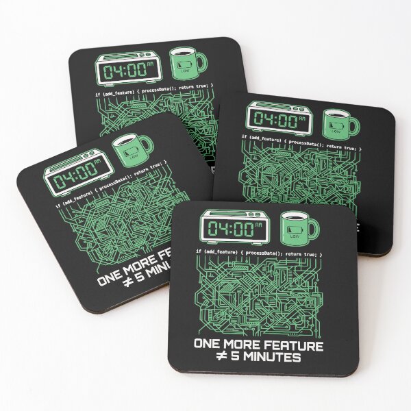 Item preview, One More Feature 5 Minutes Programmer Lie Gift designed and sold by Ixnor.