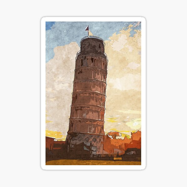 Item preview, Leaning Tower of Pisa designed and sold by AM FineArtPrints.