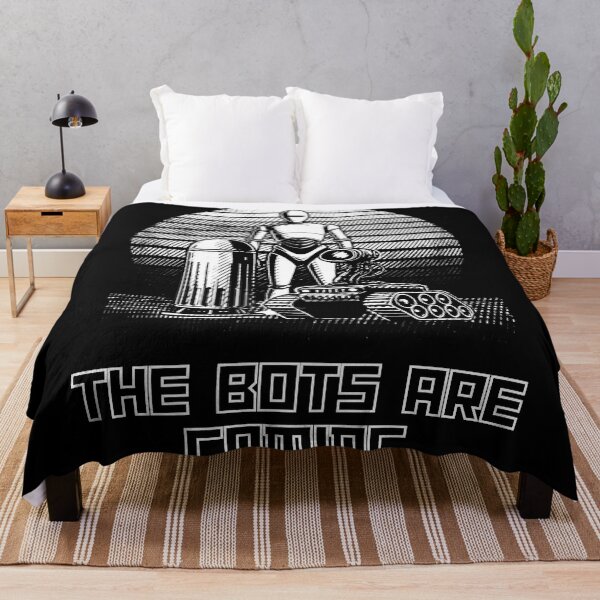 Item preview, Humanoid Robot The Bots Are Coming AI Sci Fi Futuristic Android AI Tech Graphic Tee designed and sold by TEEJAMBOREE.