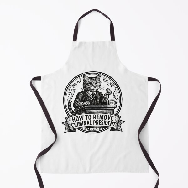 Item preview, How To Remove Criminal President Cat Judge designed and sold by SiarheiYur.