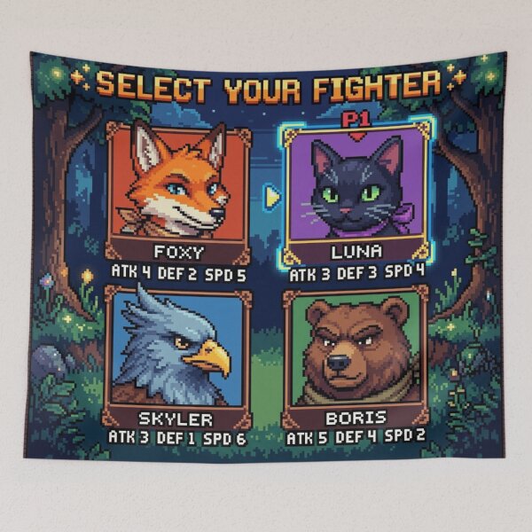 Item preview, Character select designed and sold by The King's general goods.